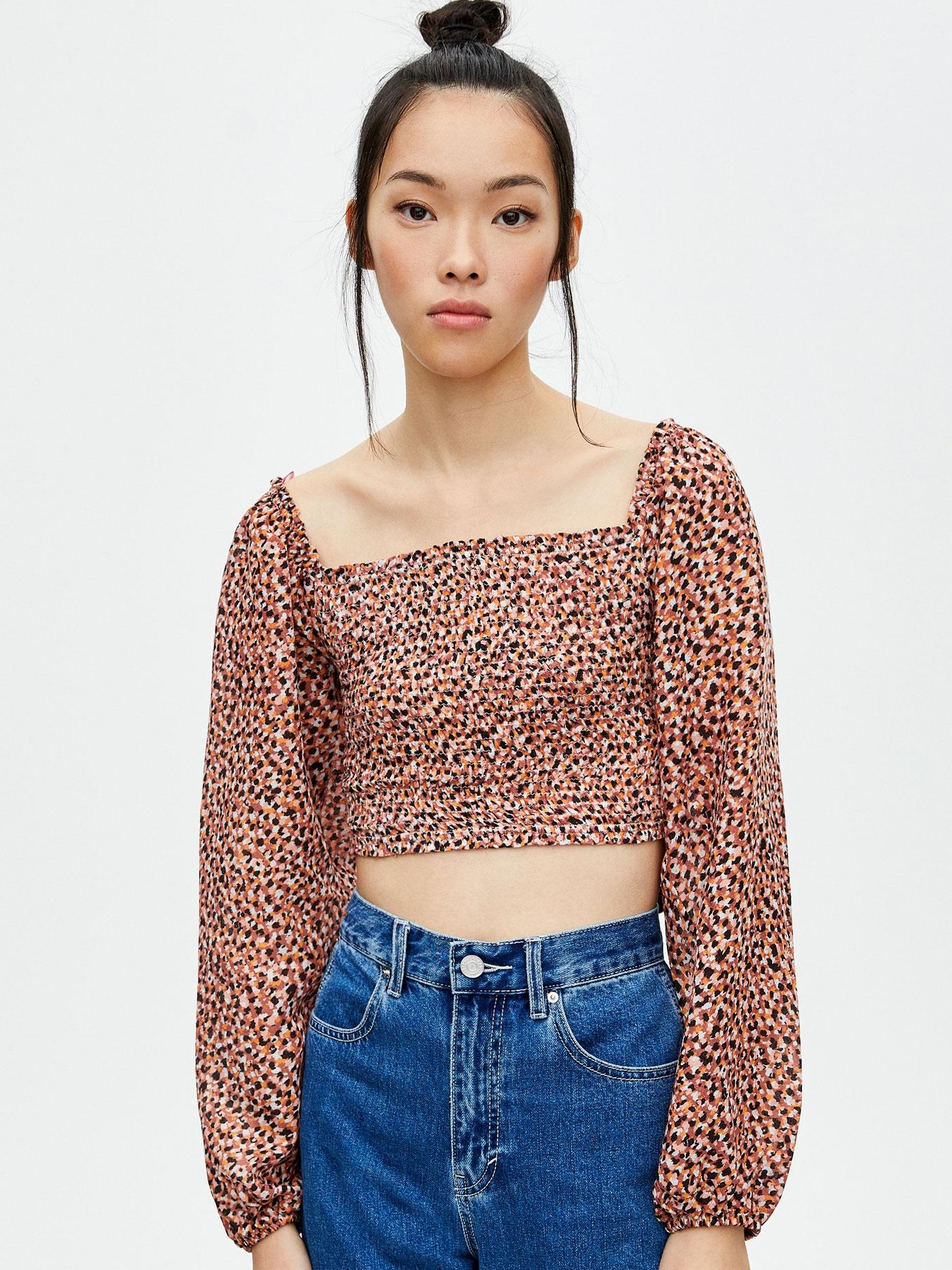 

Топ Pull & Bear XAZ240566JRHK  Разноцветный, Топ Pull & Bear XAZ240566JRHK L Разноцветный