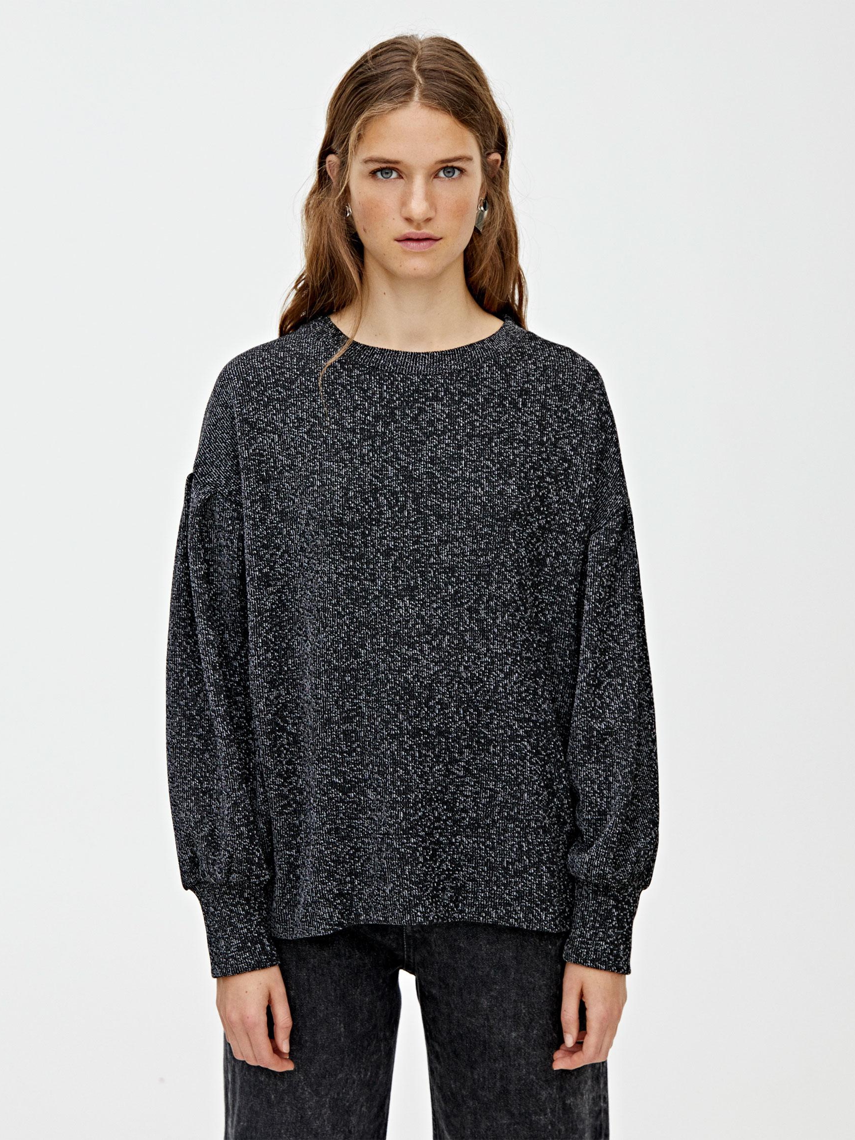 

Джемпер Pull & Bear XAZ295062IGQO  Черный с серым, Джемпер Pull & Bear XAZ295062IGQO M Черный с серым