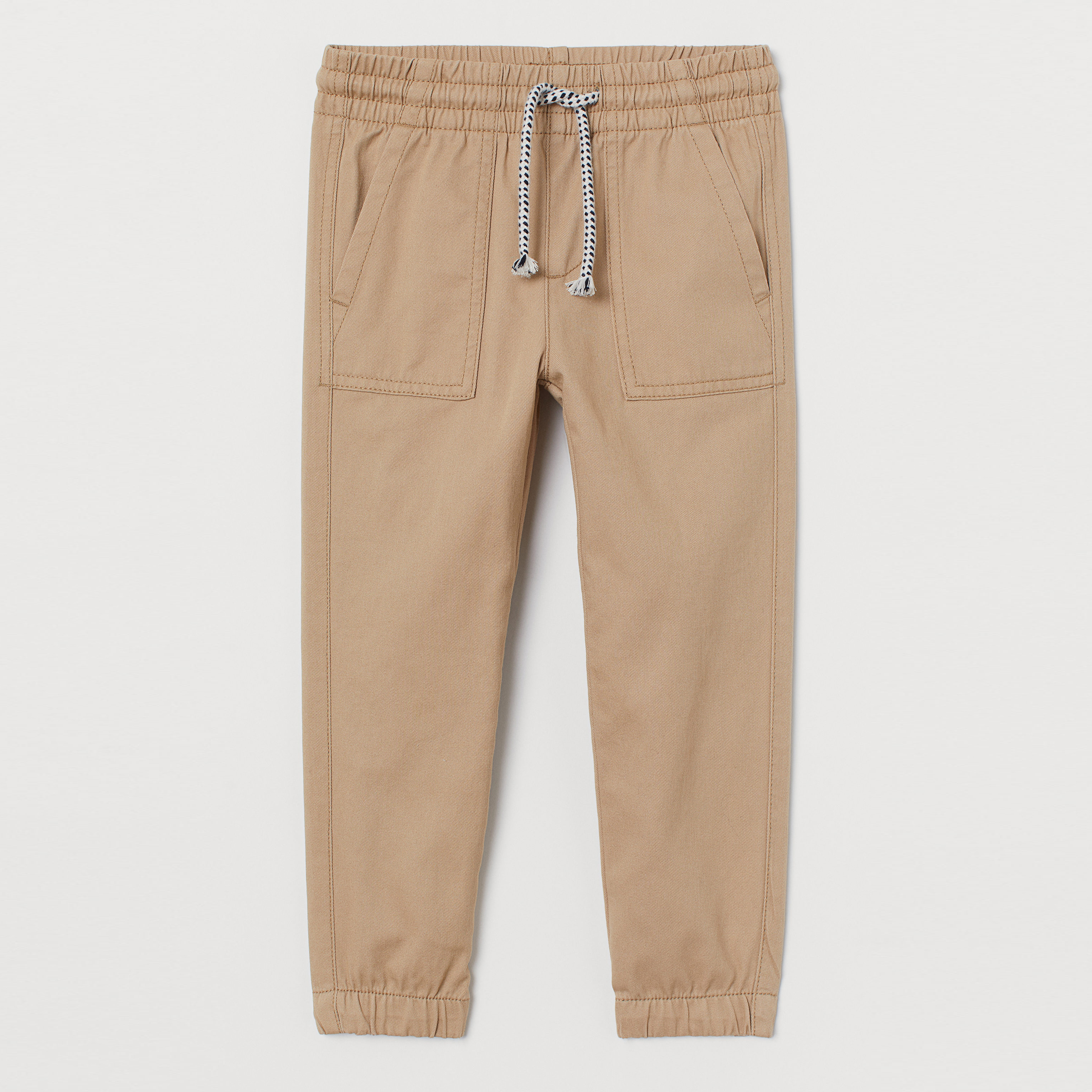 

Джиоггеры H&M 060875084 92 см Бежевые