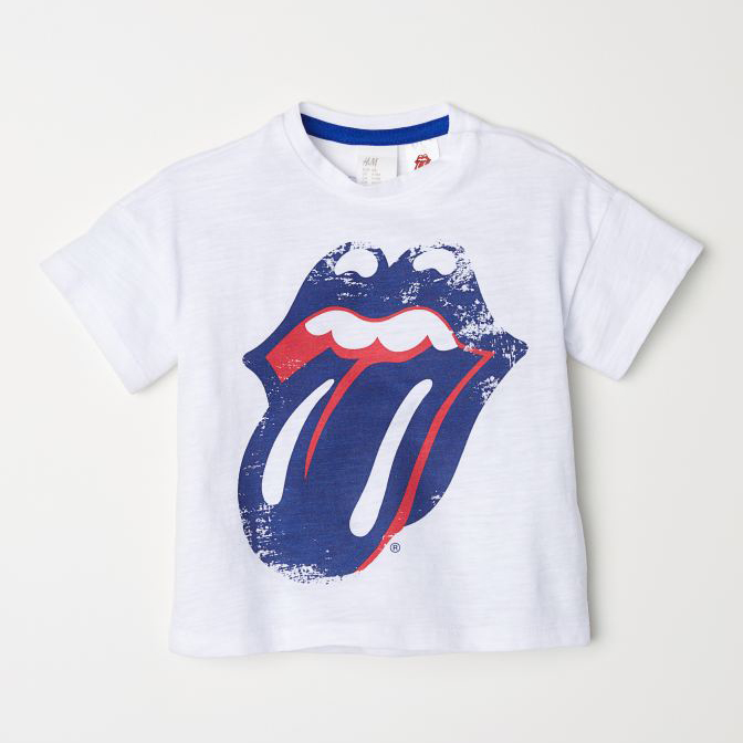 

Футболка H&M 060581222 86 см Белая/Синяя