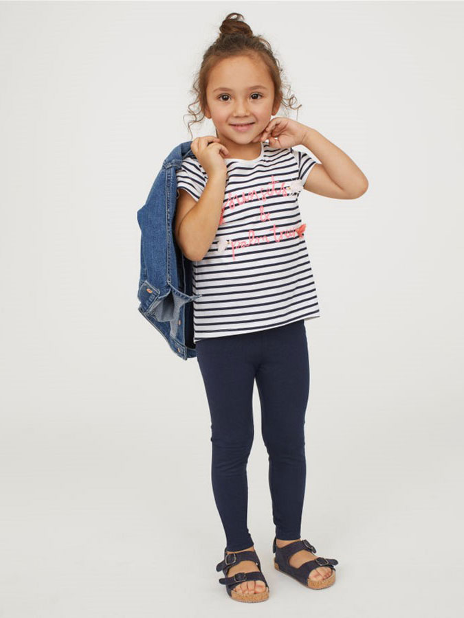 

Лосины H&M 3278215 140 см Темно-синие