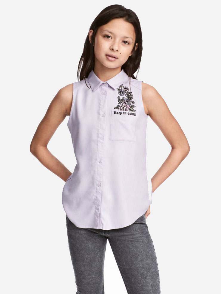 

Блузка H&M 5115476 134 см Сиреневая