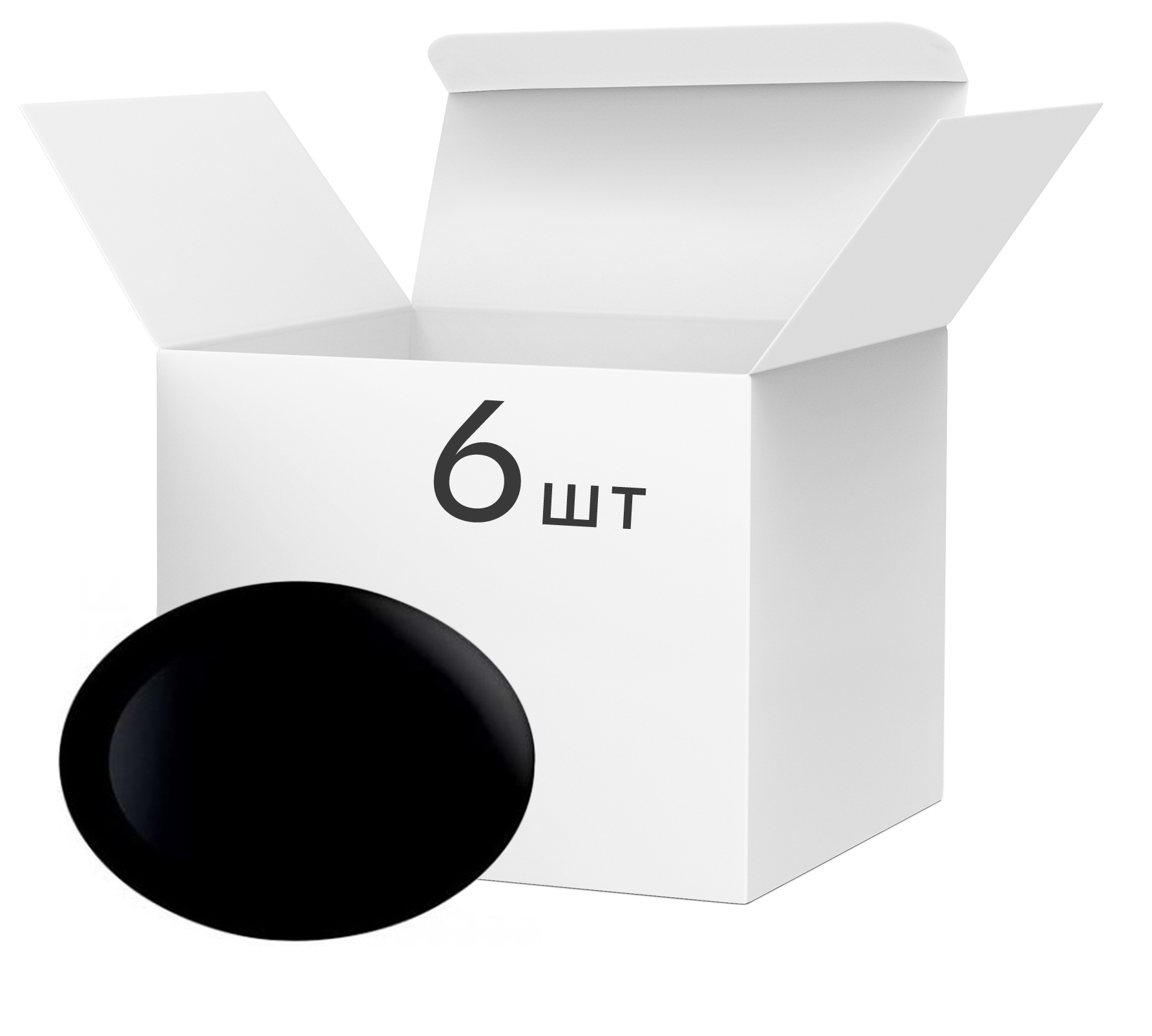

Набор блюд Luminarc Diwali Black 25х33 см 6 шт