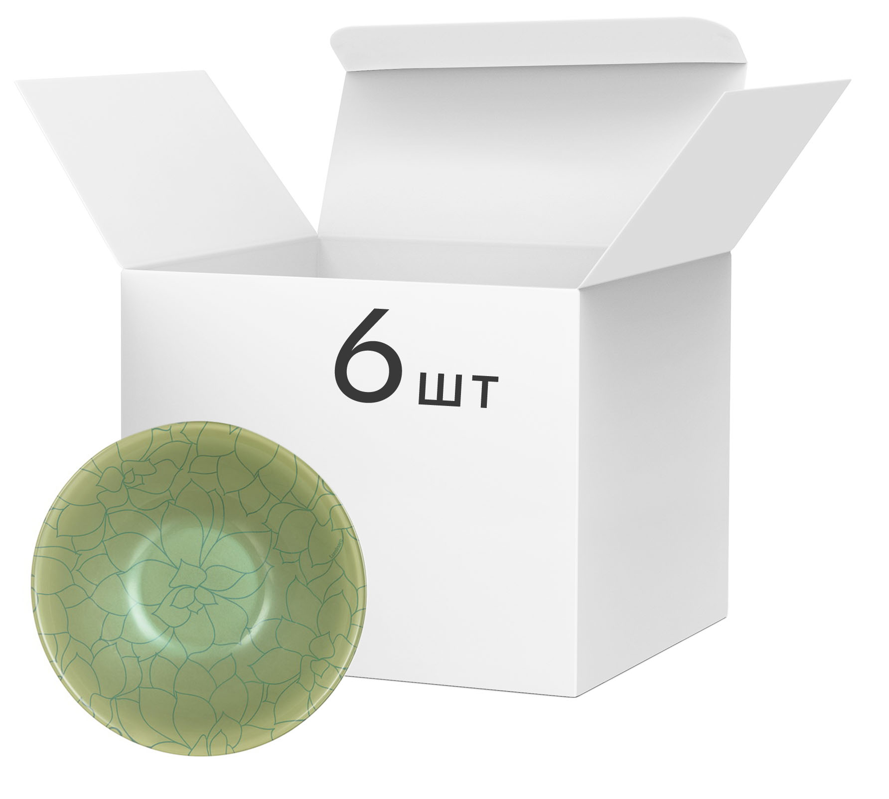 

Набор салатников Luminarc Fleurs De Bach 16 см 6 шт