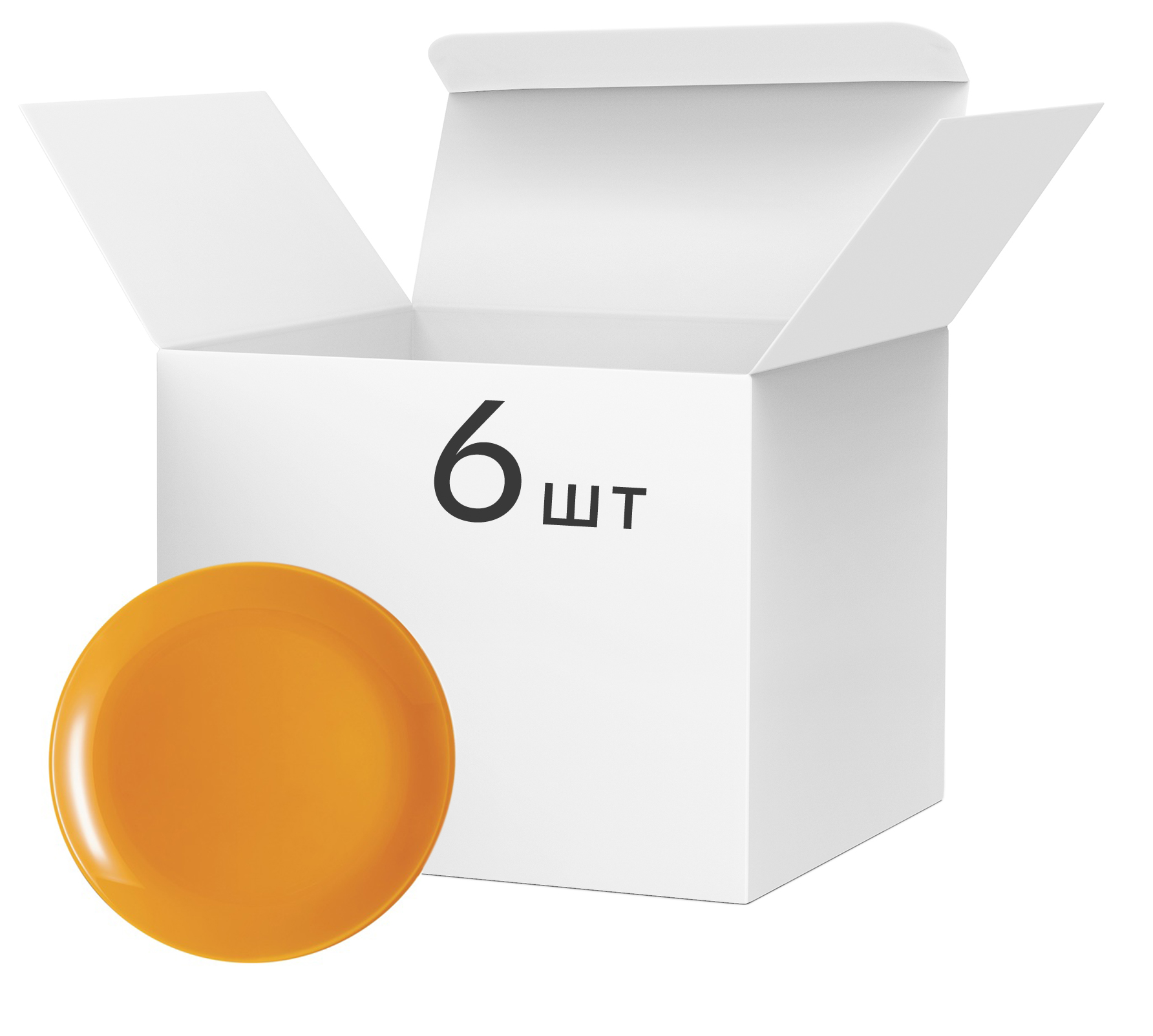 

Набор десертных тарелок Luminarc Arty Mustard 20.5 см 6 шт