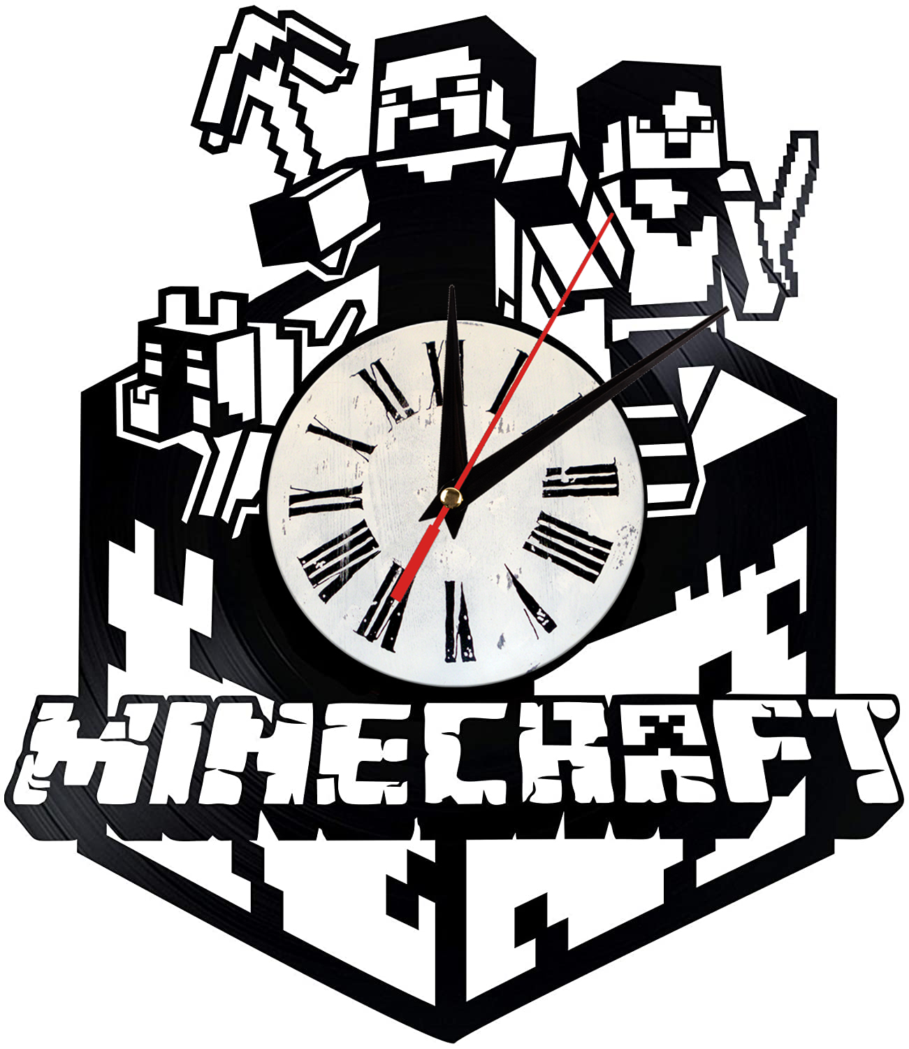 

Настенные часы Electided Minecraft №1