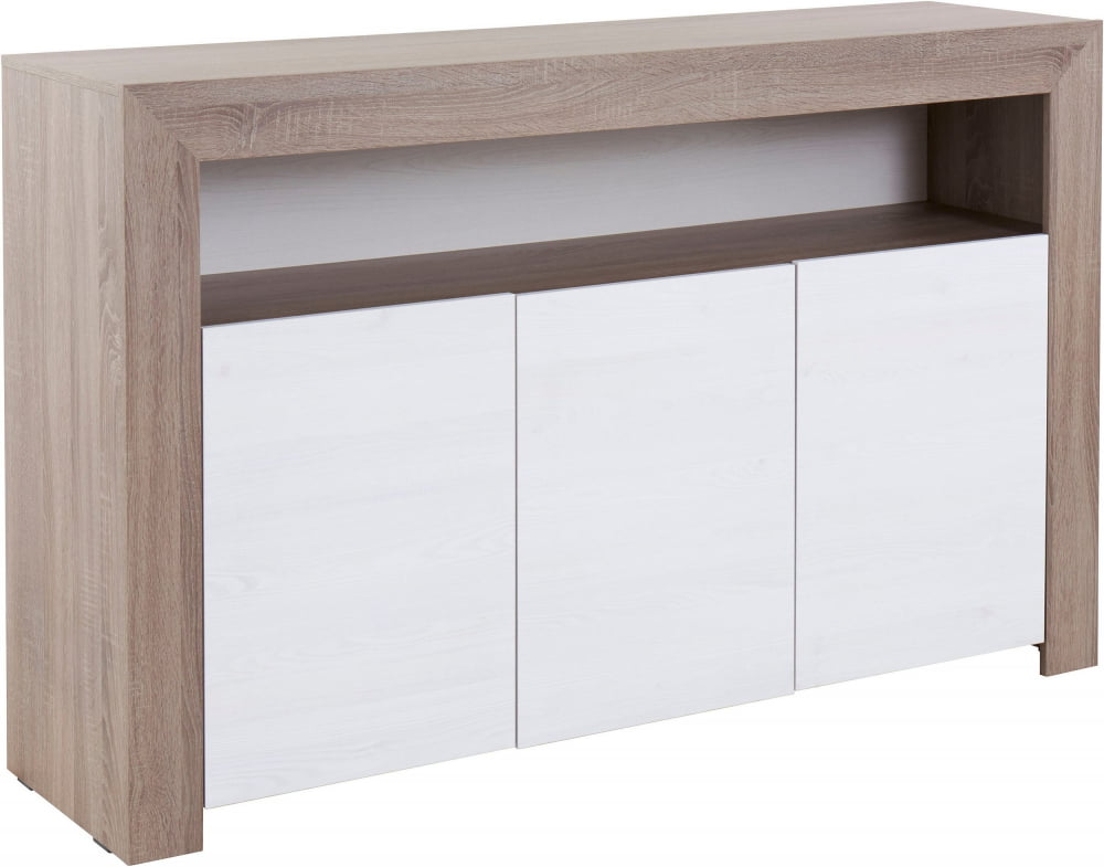 

Просторный трехдверный комод с нишей для гостиной Muskat Helvetia Wieruszów 154x96x41 (43 - Muskat) 101776