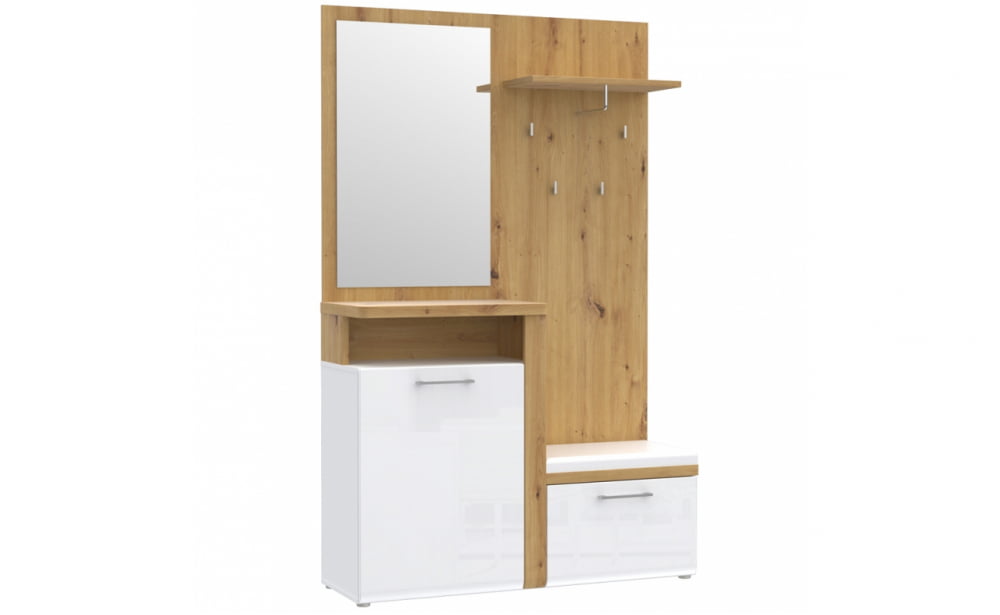 

Элегантный холл со шкафами и вешалками для одежды Tuluza Forte 128.8x200.5x43.4 101879