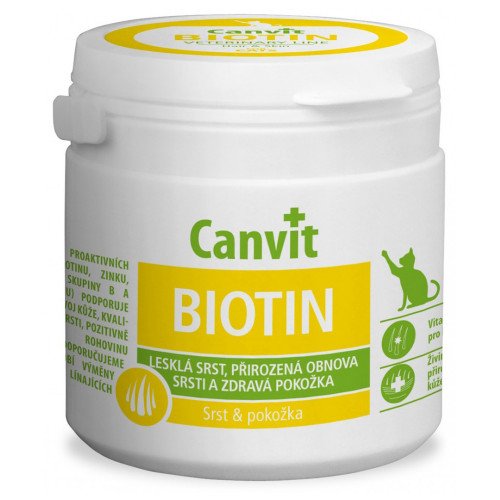 

Витаминная добавка Canvit Biotin for Cats для укрепление иммунной системы для кошек, 100 г