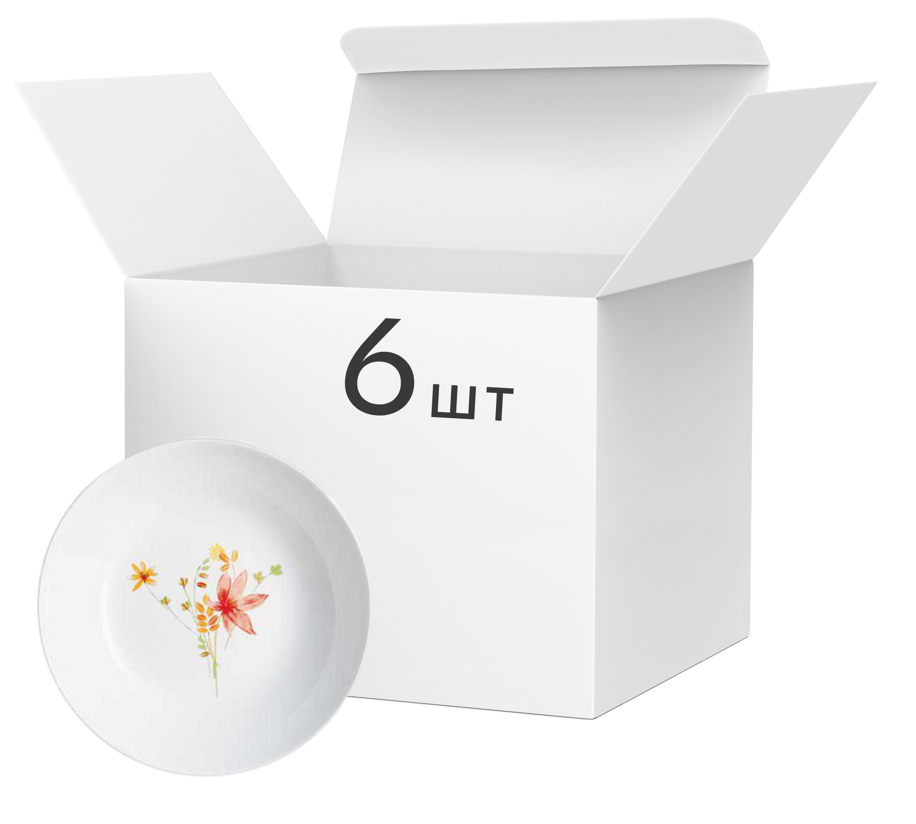 

Набор суповых тарелок Luminarc Camomillia 20 см 6 шт