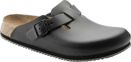 

Мужские сабо Birkenstock Boston Super Grip Black Leather 42