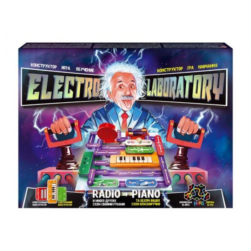 

Электронный конструктор Данко Тойс "Electro Laboratory. Radio+Piano"