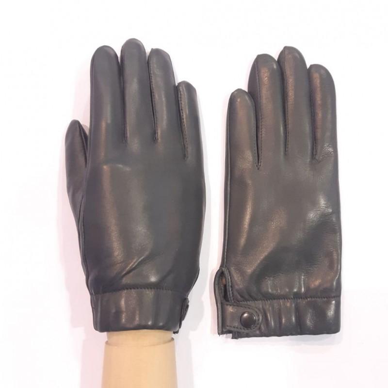

Женские кожаные перчатки GlovesUA мод.421 р.7,5 темно-серые