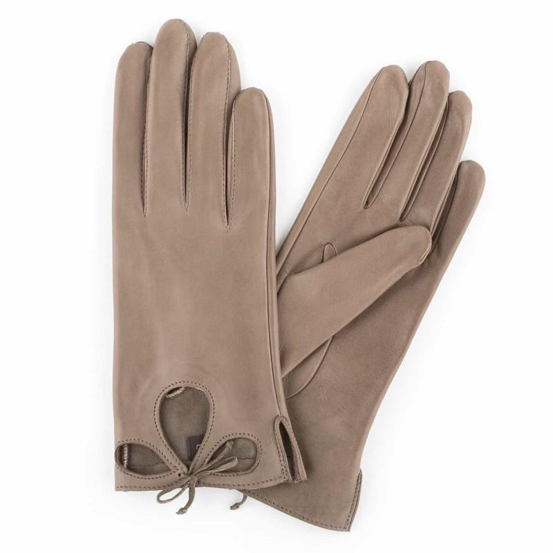 

Женские замшевые перчатки GlovesUA мод.303 р.8,5 тауп