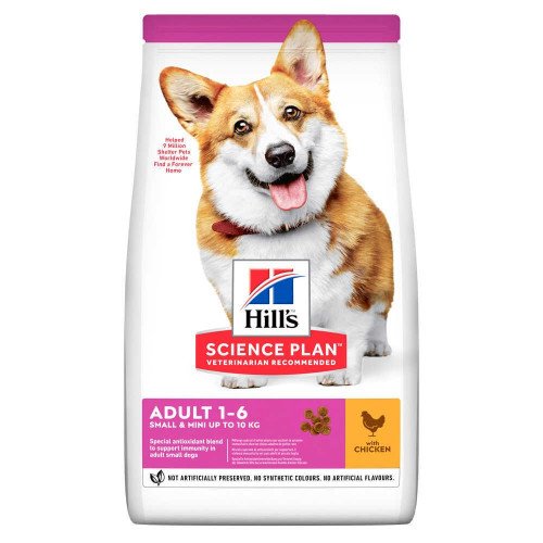 

Сухой корм Hill`s Science Plan Adult Small & Mini для собак, с курицей, 6 кг