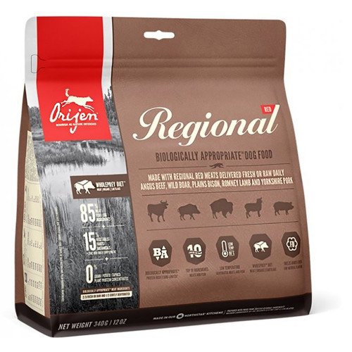 

Сухой корм ORIJEN Regional Red Dog для собак всех пород и стадий жизни, 340 г