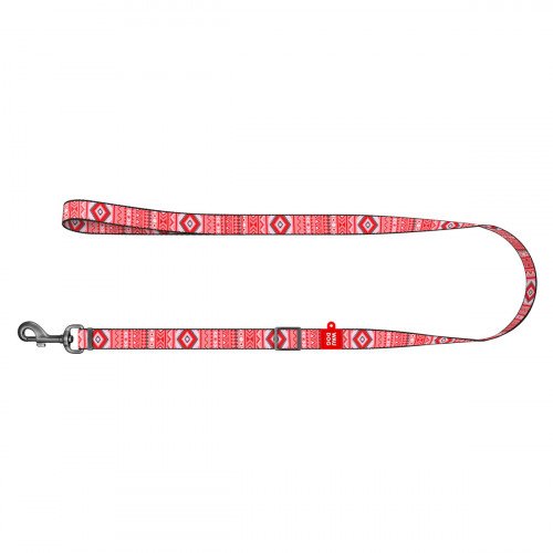 

Поводок WAUDOG Nylon для собак, Этно красный, ширина 25 мм, длинна 152-183 см