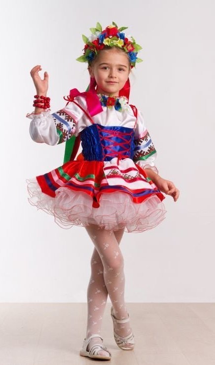 

Карнавальный костюм для девочки Украиночка Maski karnaval НГ 5-7 лет  Пышный Красный, Карнавальный костюм для девочки Украиночка Maski karnaval НГ 5-7 лет One size Пышный Красный