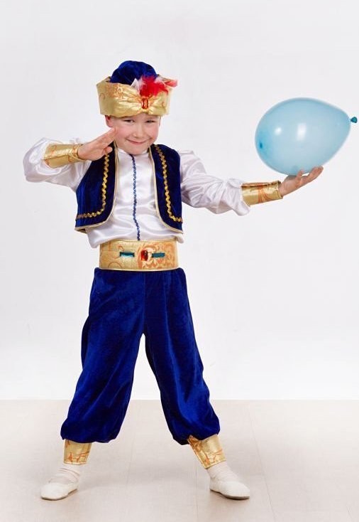 

Карнавальный костюм Аладдин Maski karnaval НГ 5-8 лет  Синий, Карнавальный костюм Аладдин Maski karnaval НГ 5-8 лет One size Синий