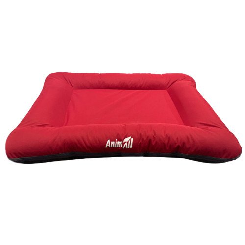

Лежанка AnimAll Super Max M HOT RED для собак и кошек, красная, 80×65 см
