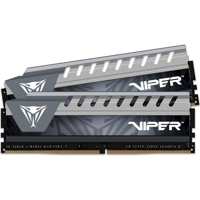 

Модуль памяти PATRIOT Viper Elite Gray DDR4 2666MHz 32GB Kit 2x16GB (PVE432G266C6KGY)