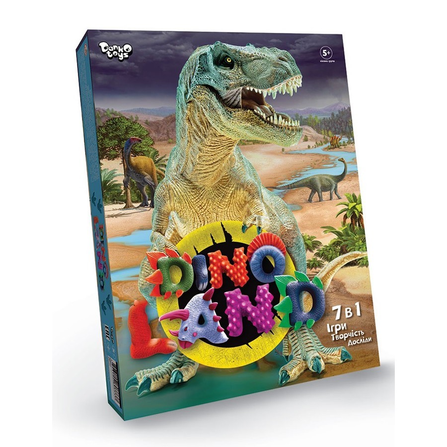 

Набор для творчества Dino Land 7 в 1 Danko Toys 36х28 см