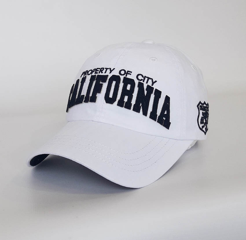 

Стильная мужская бейсболка California Sport Line 3734 57-60 цвет белый