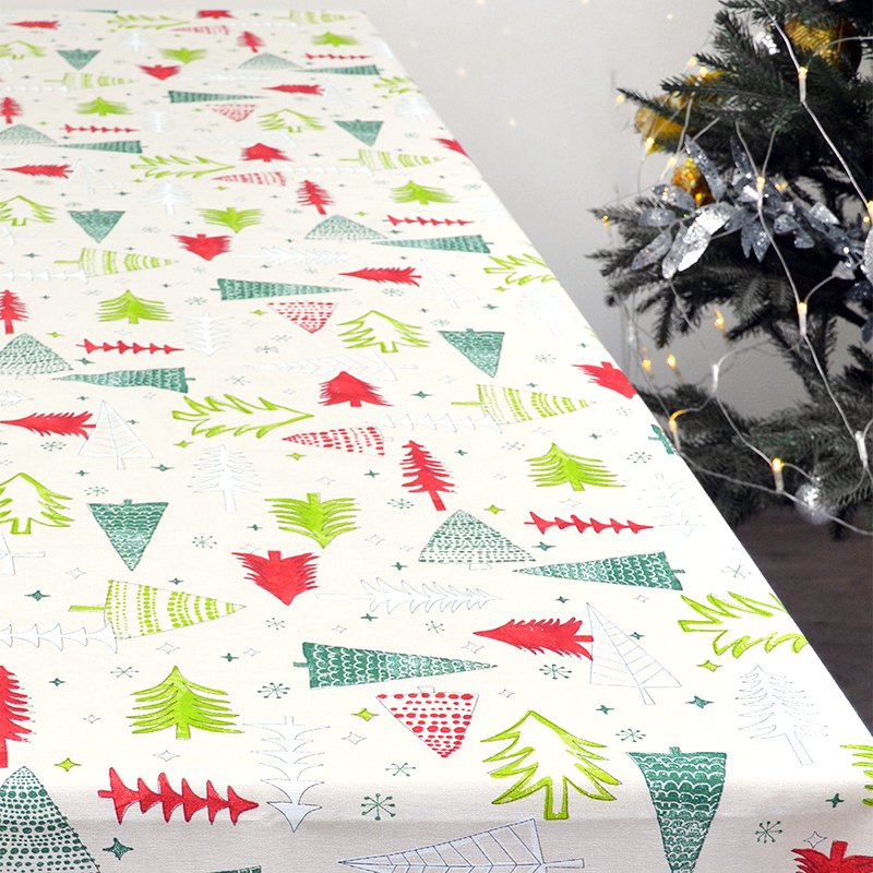 

Новогодняя скатерть Time Textile X-mas Forest Красный, Зеленый TT173579 140x240