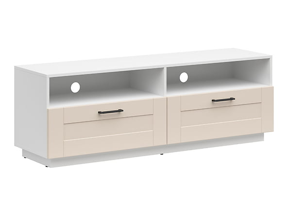 

Современный шкаф с нишами и ящиками для гостиной FL Smart Black Red White 150.5x51.5x42 (S477-RTV2S/KPL) 102599