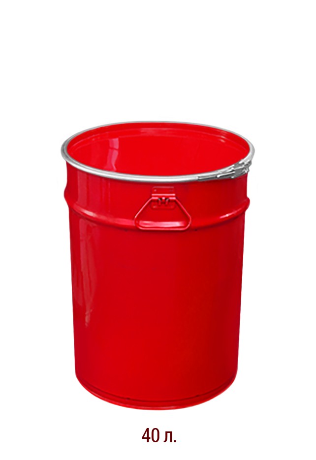

Бочка металлическая промышленная для пищевой продукции BіPOL 1А2 внутреннее покрытие EP 22137 40л красная 1,0х0,8х0,8 UN 1A2/Y1.6/150 | UN 1A2/Y70/S