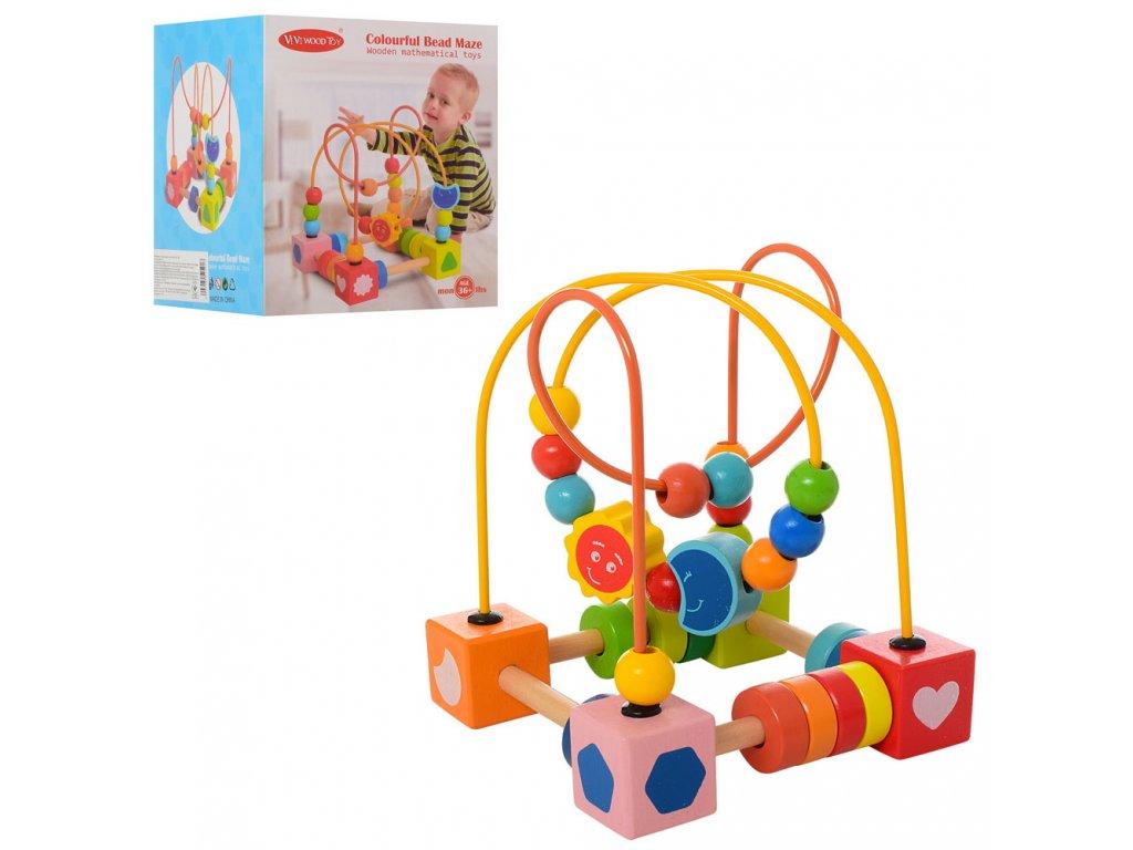 

Деревянная игрушка Лабиринт. MD 1242 моторика
