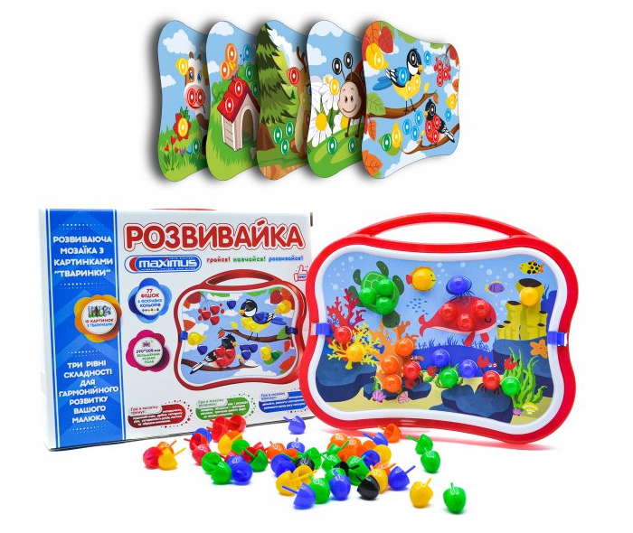 

Мозаика детская с картинками 77 фишек