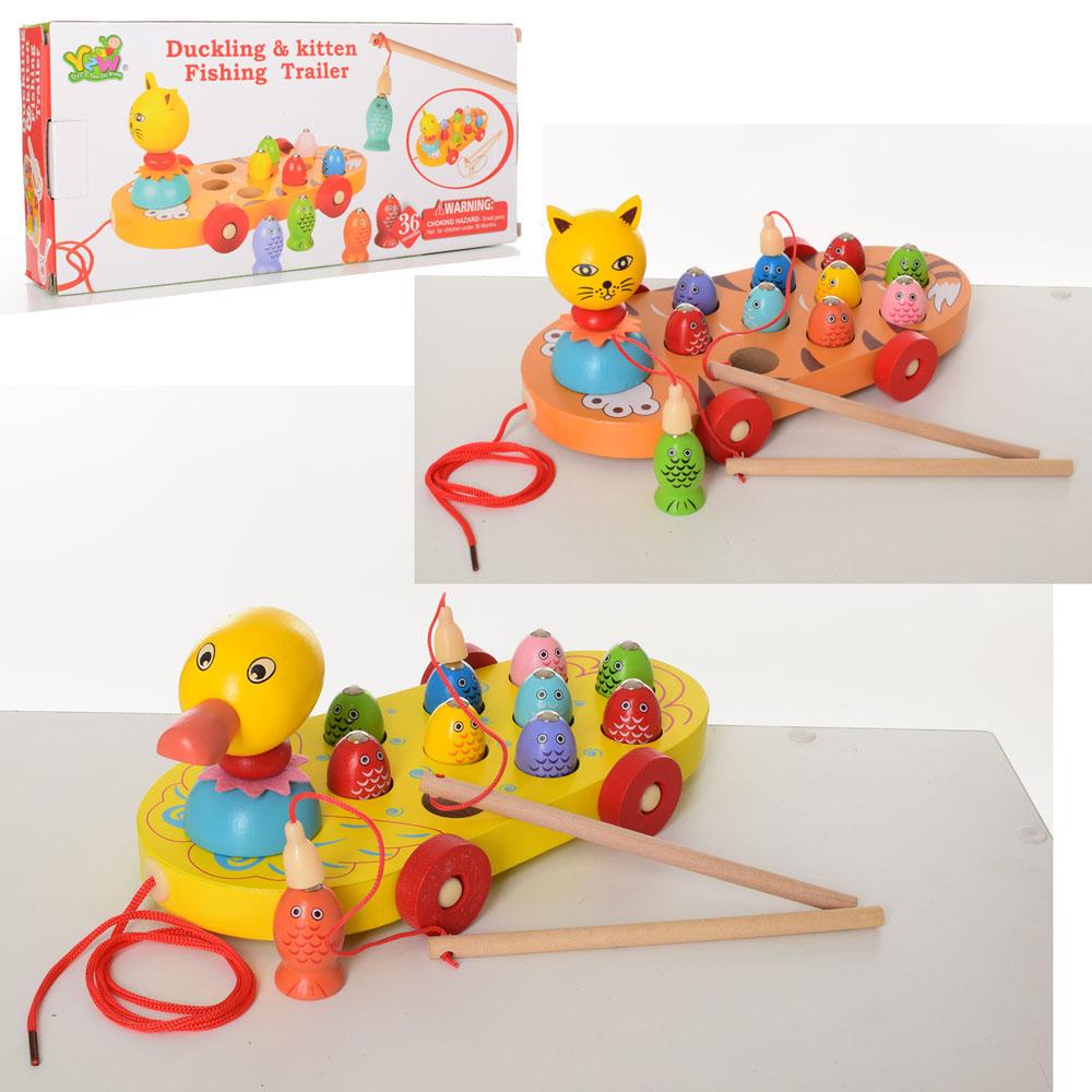 

Рыбалка магнитная животное каталка 30 см