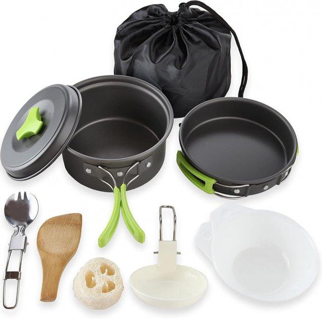 

Набор посуды MalloMe Camping Cookware Mess Kit Gear для кемпинга