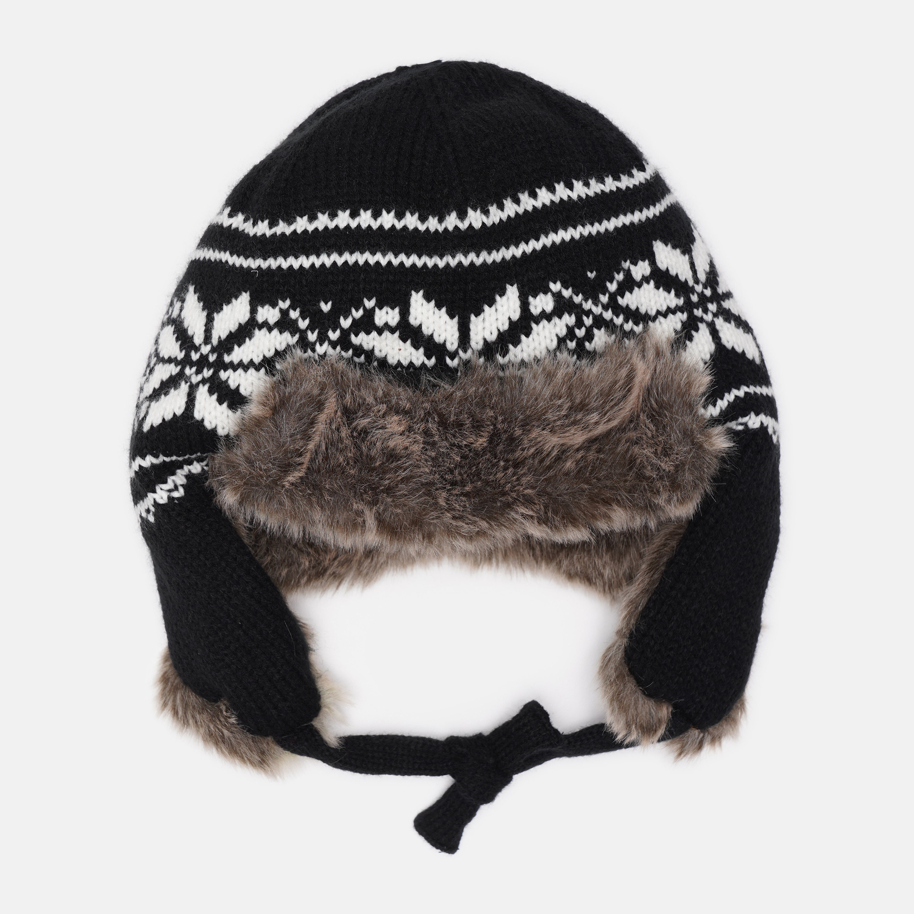 

Шапка H&M 56 62 черно белый узор 1107858990