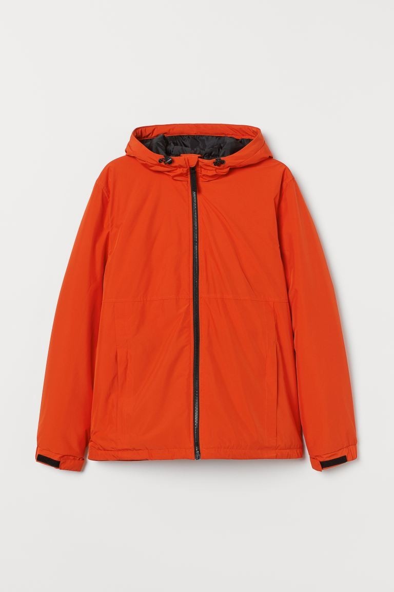 

Водоотталкивающая утепленная куртка H&M  оранжевый 0937266002, Водоотталкивающая утепленная куртка H&M S оранжевый 0937266002