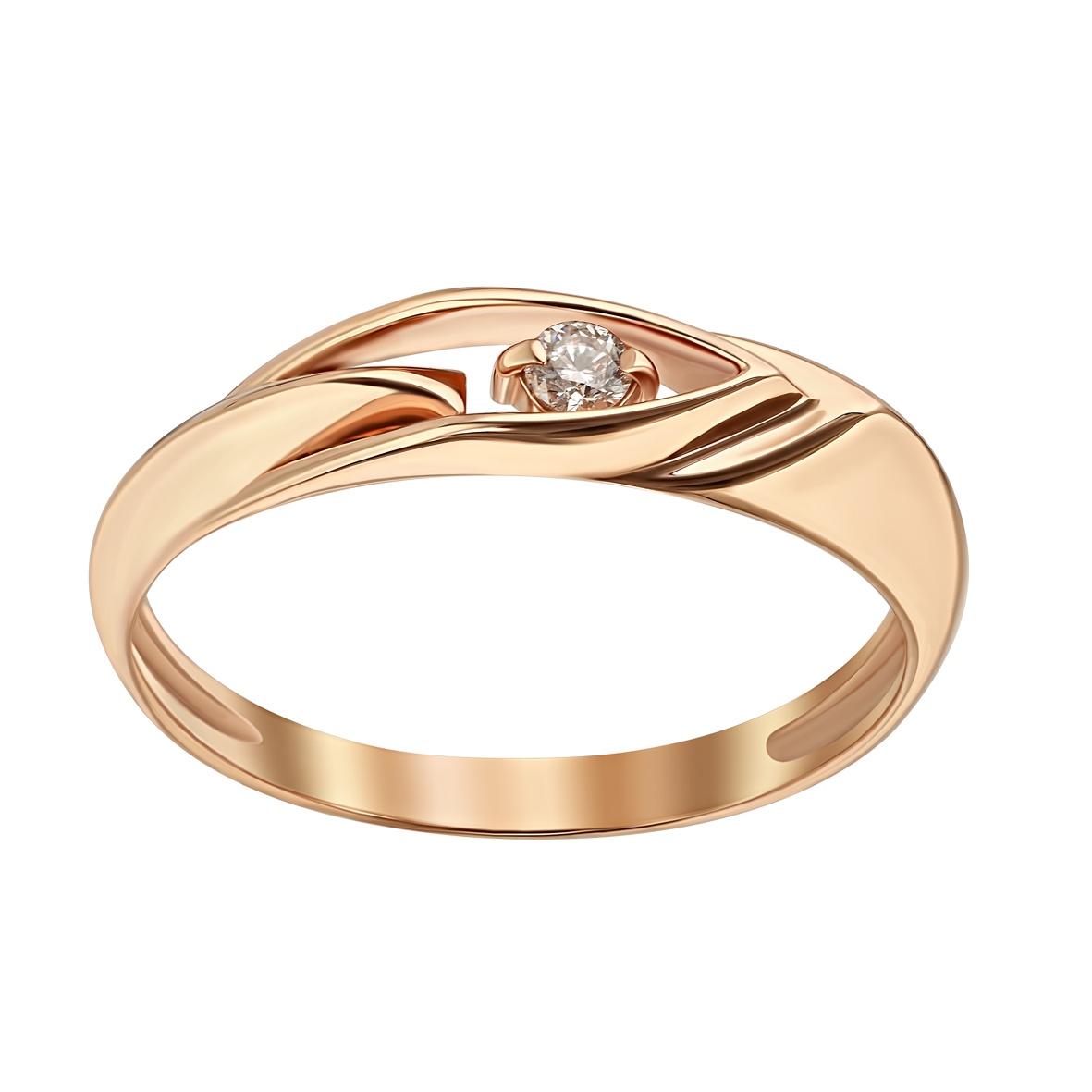 

Золотое кольцо с бриллиантом Tango Jewellery Company 740385 размер 19