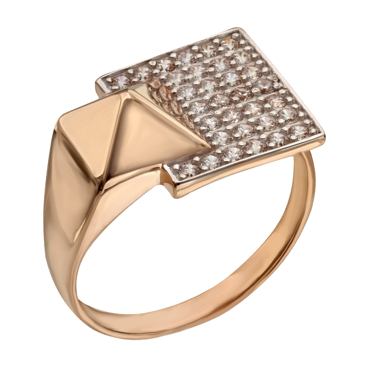 

Золотое кольцо с фианитами Tango Jewellery Company 380519 размер 18.5