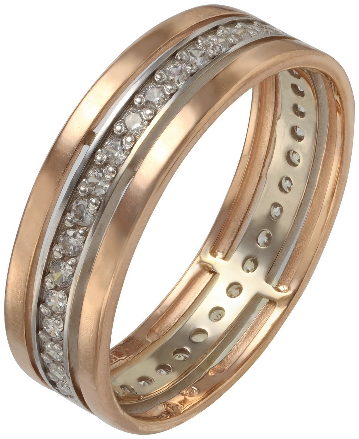 

Золотое кольцо с фианитами Tango Jewellery Company 330058 размер 16.5