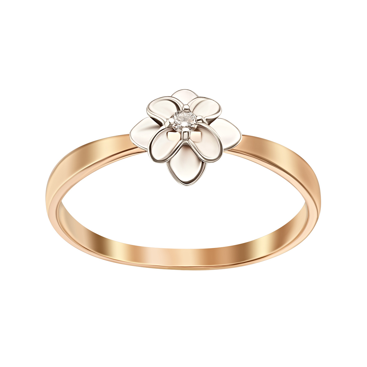 

Золотое кольцо с бриллиантом Tango Jewellery Company 750697 размер 17