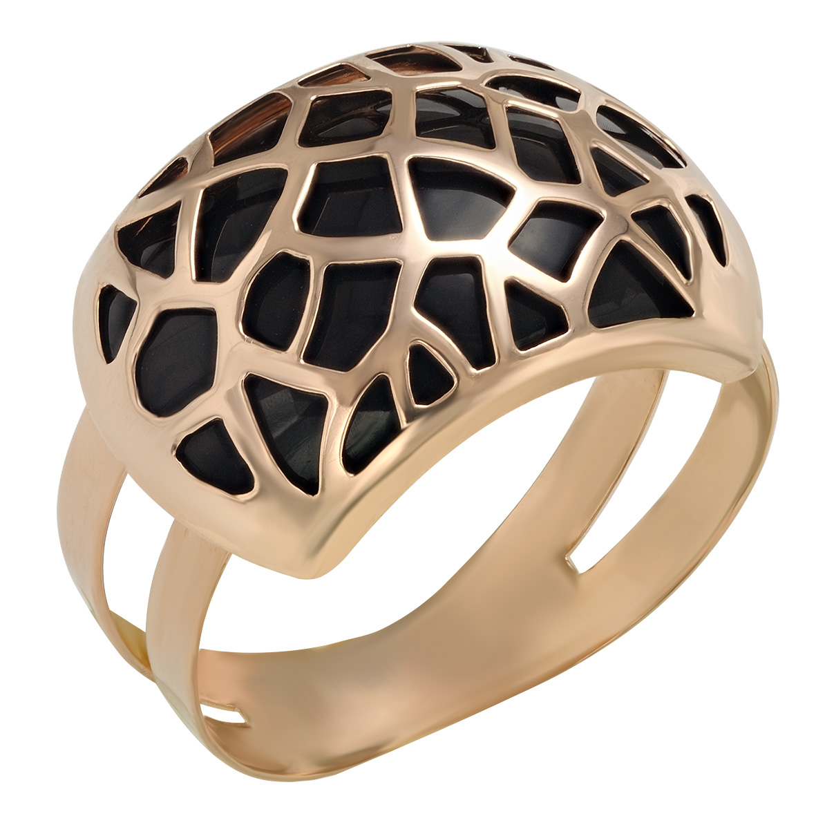

Золотое кольцо с эмалью Tango Jewellery Company 390198Е размер 17.5