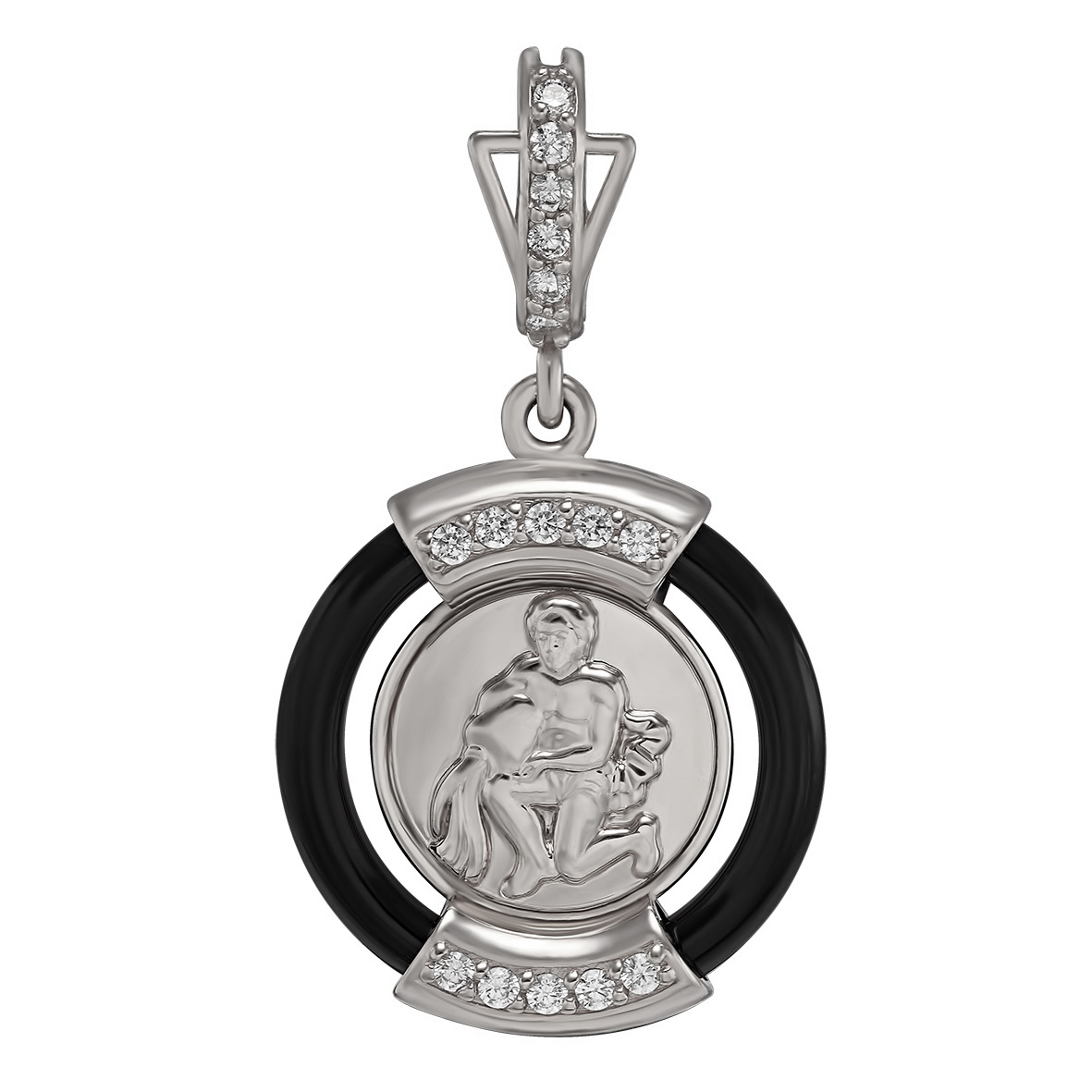 

Серебряная подвеска "Водолей" с агатом и фианитами Tango Jewellery Company 199119С