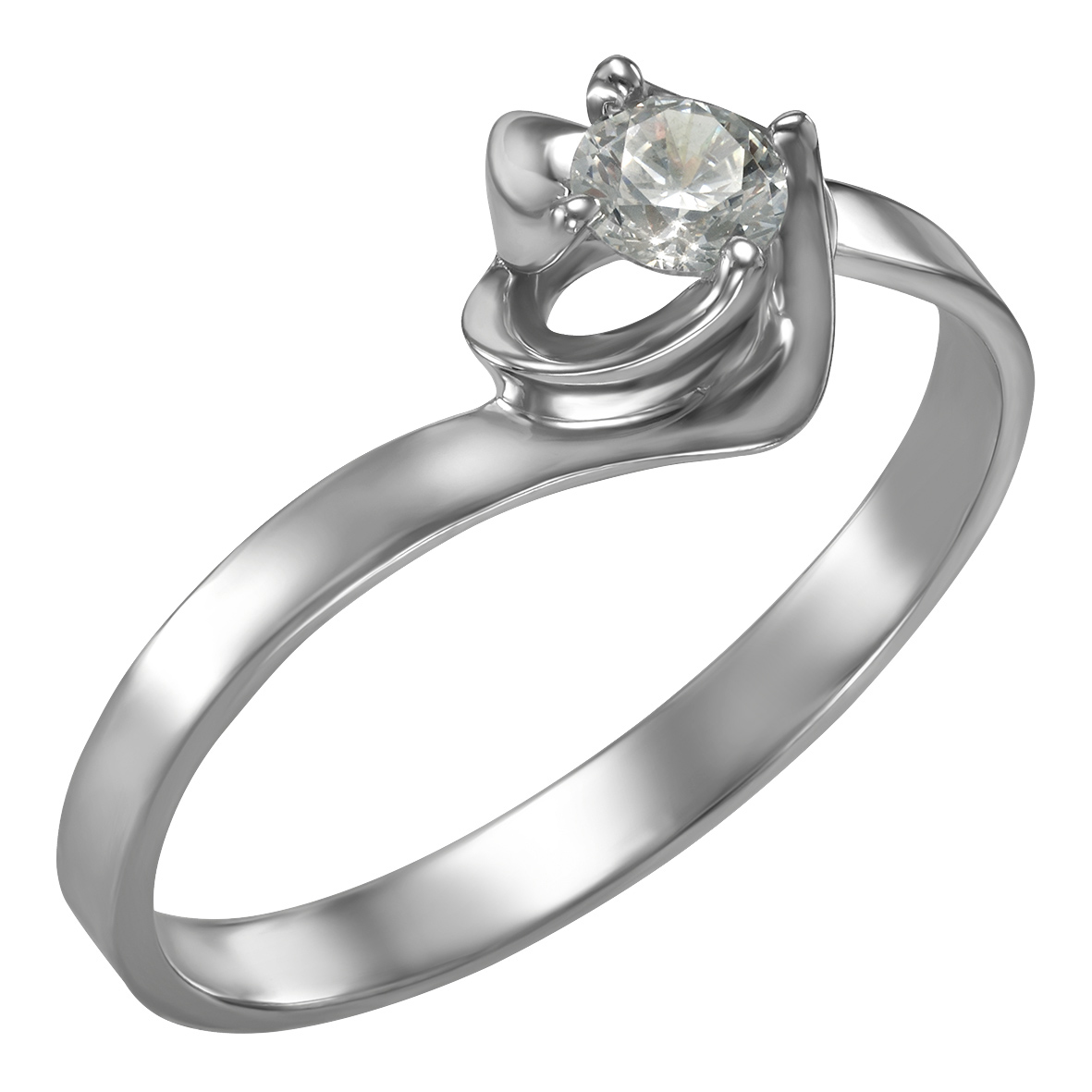 

Кольцо в белом золоте с бриллиантом Tango Jewellery Company 740345В размер 17.5