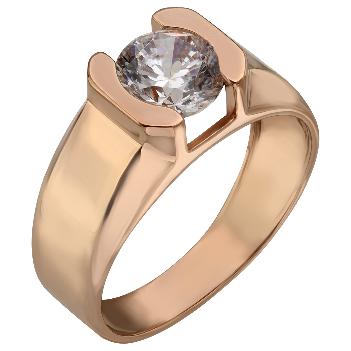 

Золотое кольцо с фианитом Tango Jewellery Company 380439 размер 18.5