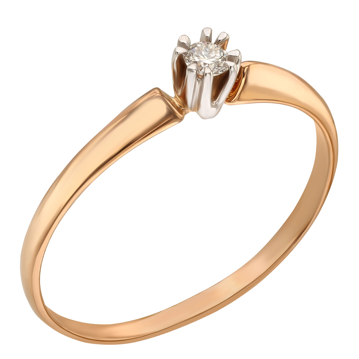 

Золотое кольцо с бриллиантом Tango Jewellery Company 750673 размер 18.5