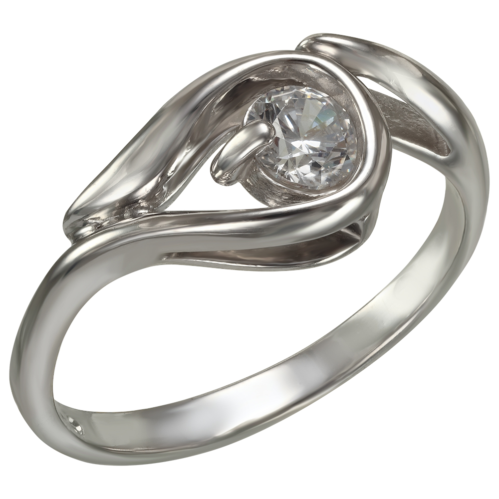 

Серебряное кольцо с фианитом Tango Jewellery Company 330020С размер 16