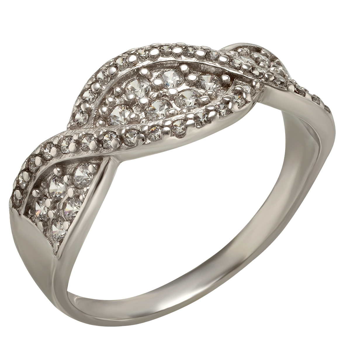 

Серебряное кольцо с фианитами Tango Jewellery Company 380066С размер 17