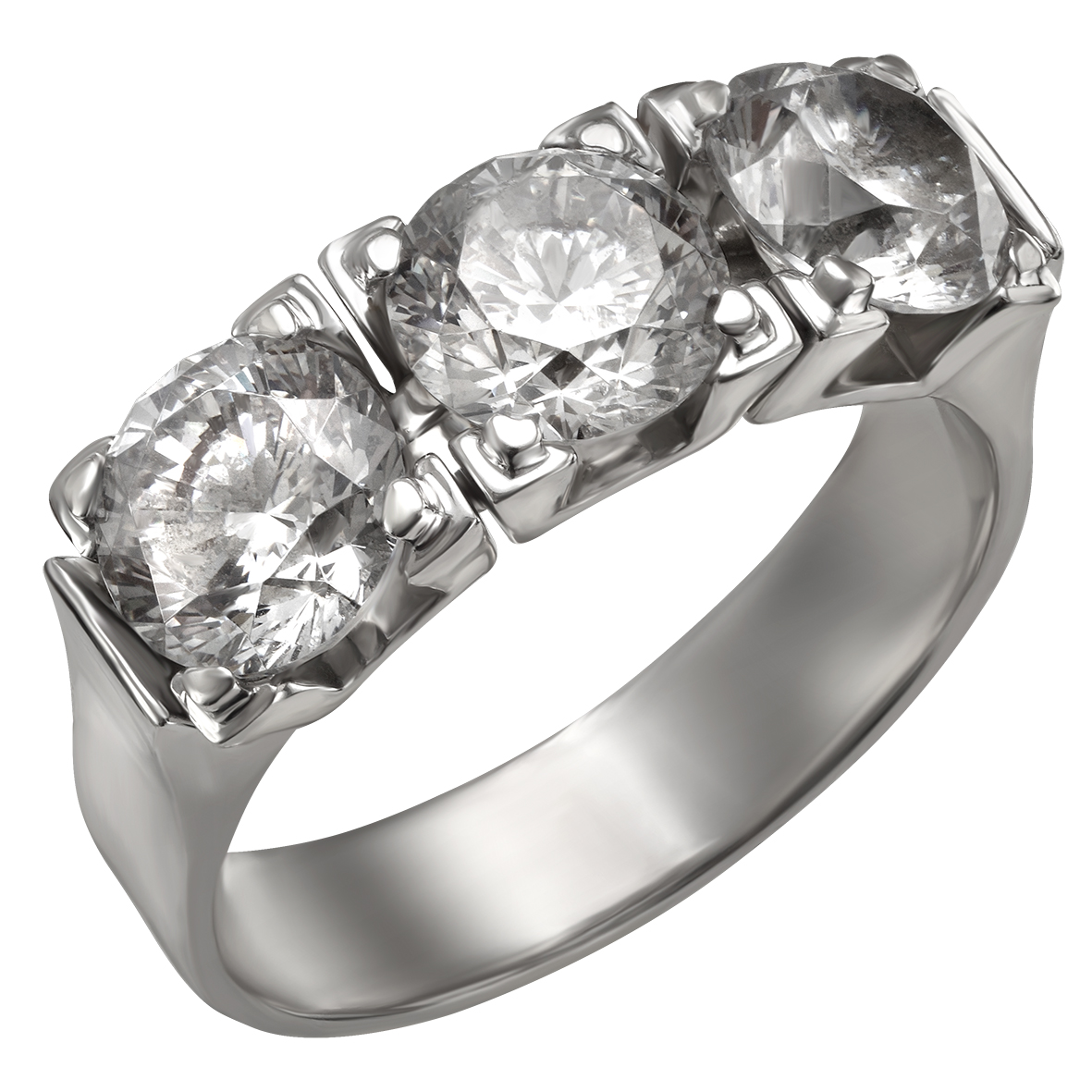 

Кольцо в белом золоте с фианитами Tango Jewellery Company 330411В размер 19