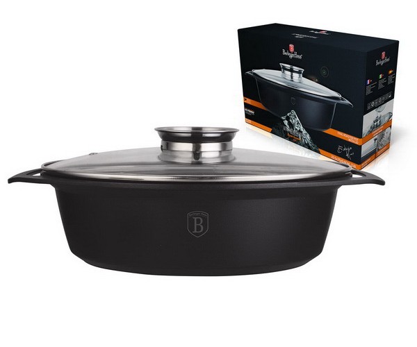

Гусятниця 3,8л кришка скляна 33,5см BH 1460