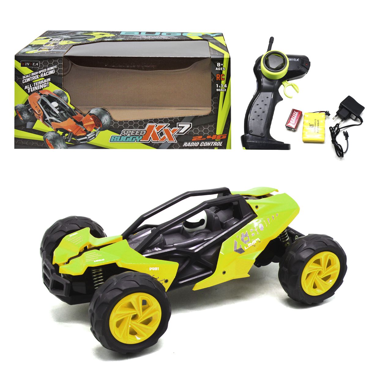

Машинка на радиоуправлении Speed Truck салатовая WinYea (W3681/79) (177315)